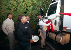 Dedication of food pantry truck