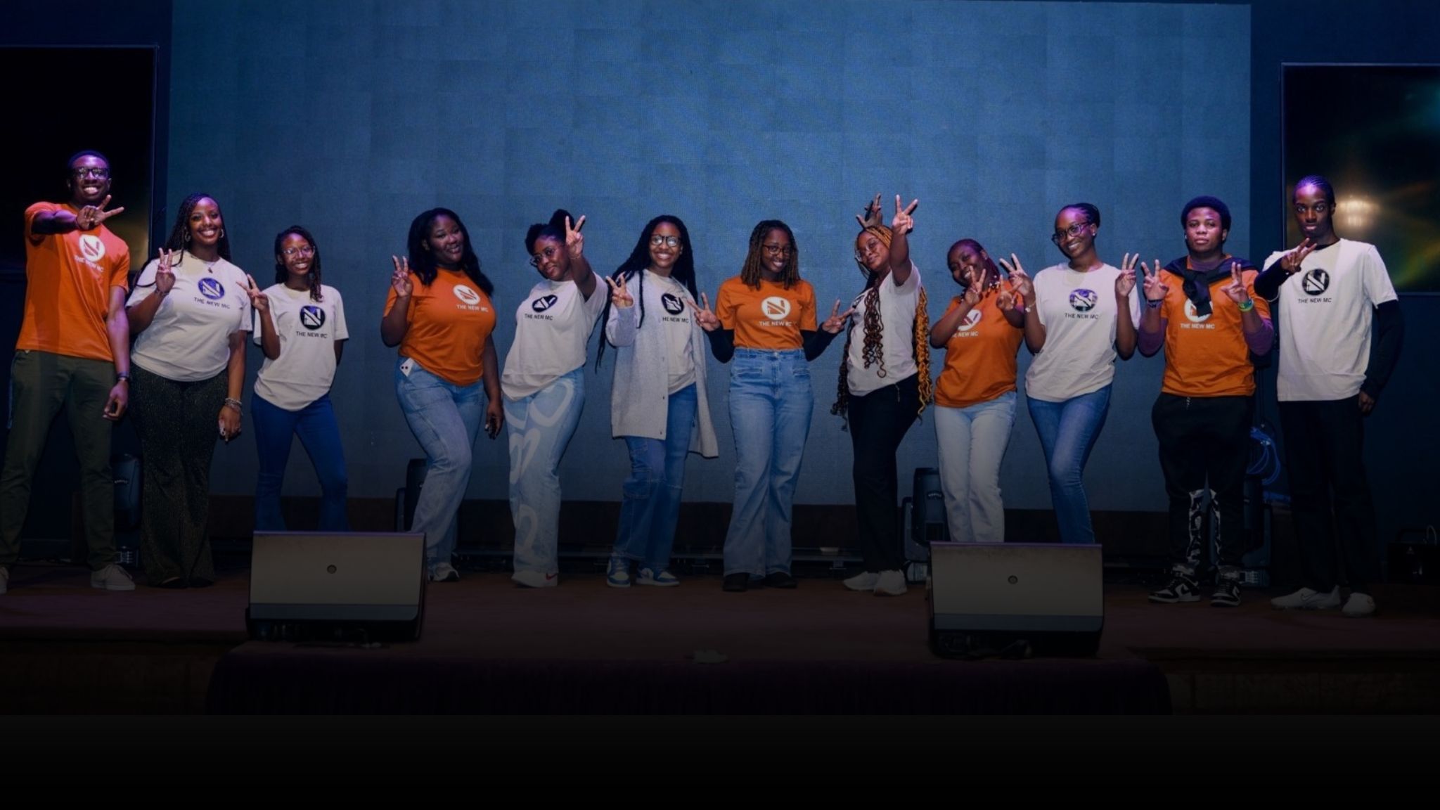 The New MC youth community on stage
