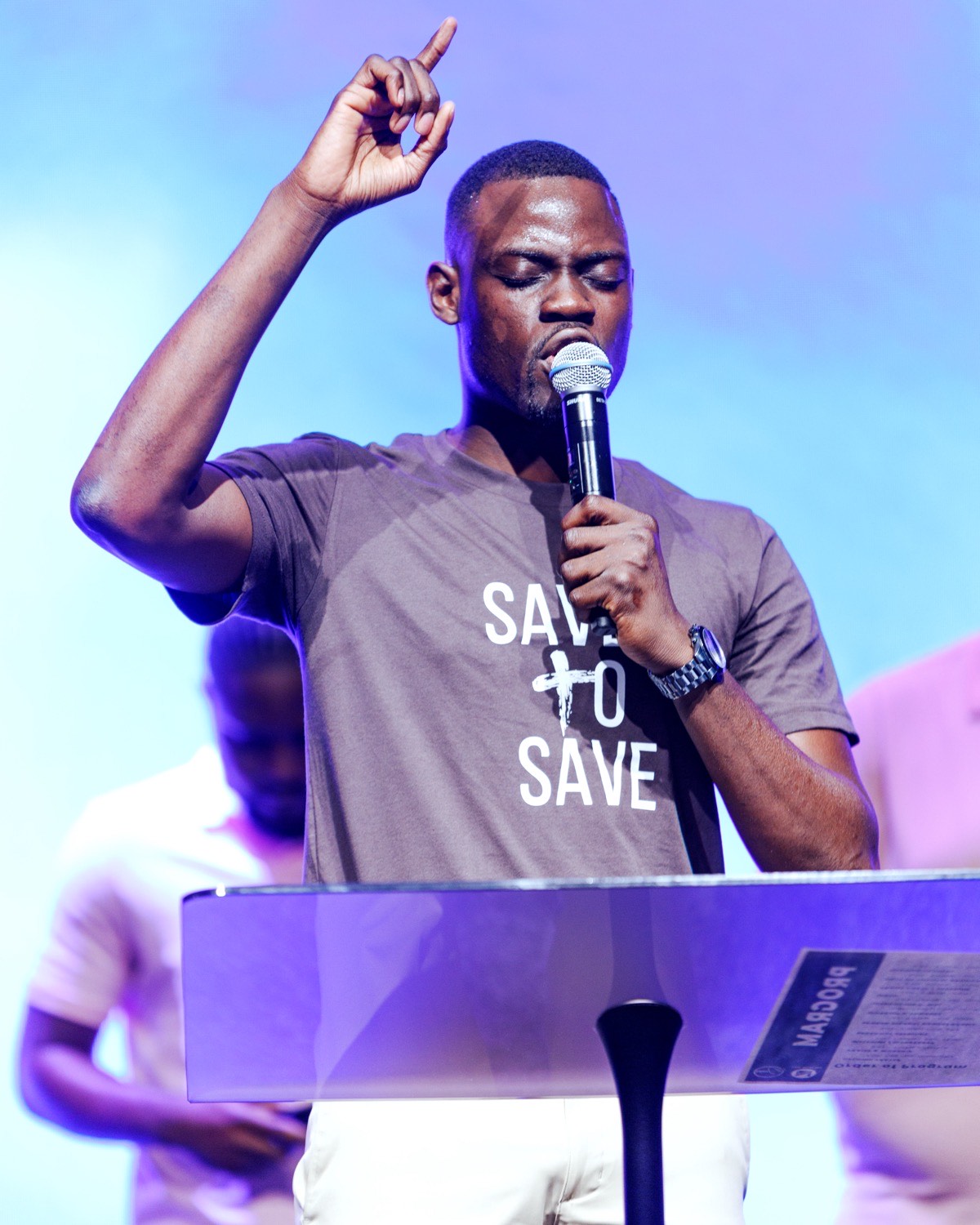 Pastor Tise Oyetunde speaking